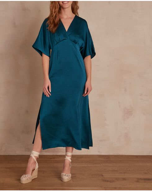 Ariane R petrolfarbenes Kleid