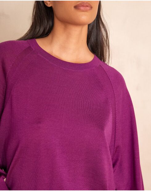 Pull Brady fuchsia foncé