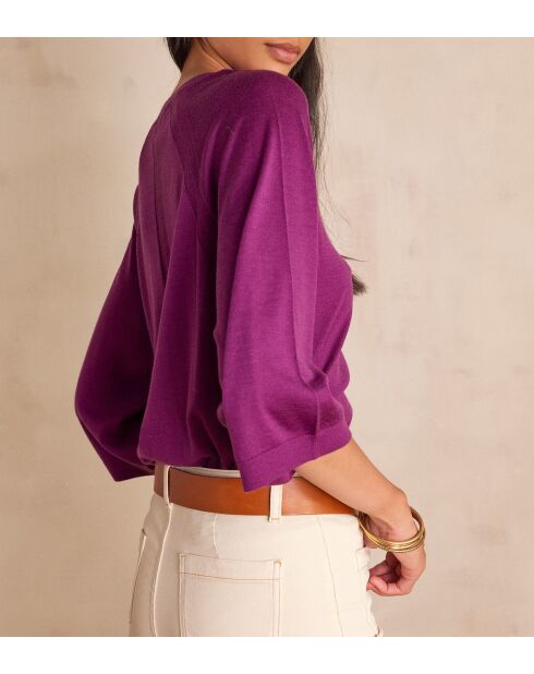 Pull Brady fuchsia foncé