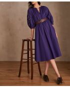 Micha R lila besticktes Kleid