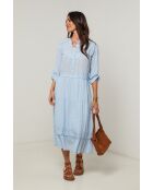 Robe Liora 100% Coton ciel