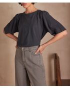 Angele Anthrazitfarbenes T-Shirt