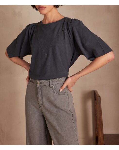 Angele Anthrazitfarbenes T-Shirt