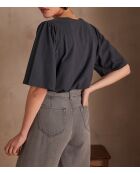 Angele Anthrazitfarbenes T-Shirt