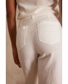 Pablo P Weiße Leinenhose