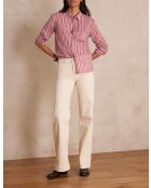 Luna broek Cream overdyed