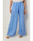 Pantalon Livia 100% Lin indigo