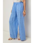 Pantalon Livia 100% Lin indigo