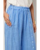 Pantalon Livia 100% Lin indigo