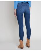 Naty Slim Studs Hose in dunklem Indigoblau