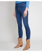 Naty Slim Studs Hose in dunklem Indigoblau