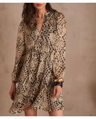 Lilana R Imp cremefarbenes Kleid