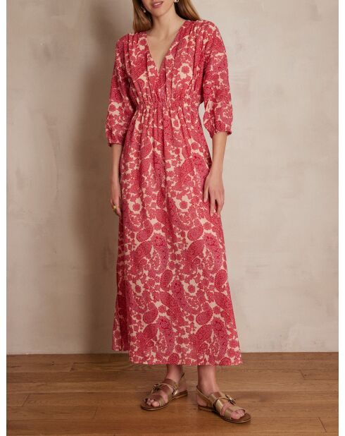 Abito Lorenza R Imp fucsia chiaro