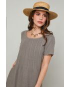 Robe Inaya 100% Lin taupe