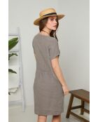 Robe Inaya 100% Lin taupe