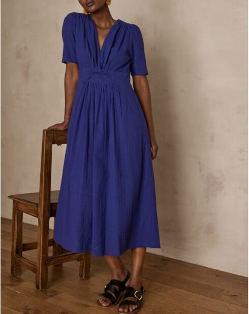 Love R koningsblauwe jurk