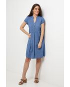 Robe Ysé 100% Lin indigo