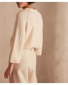 Blauer Pullover Stanley