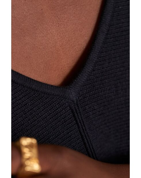 Marineblauwe trui Anna