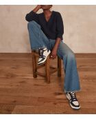 Marineblauwe trui Anna