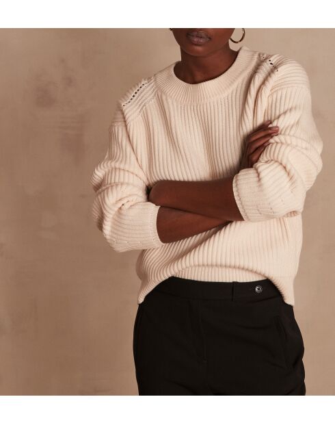 Maglione Leopold crema