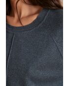 Maglione Ary Lurex petrolio