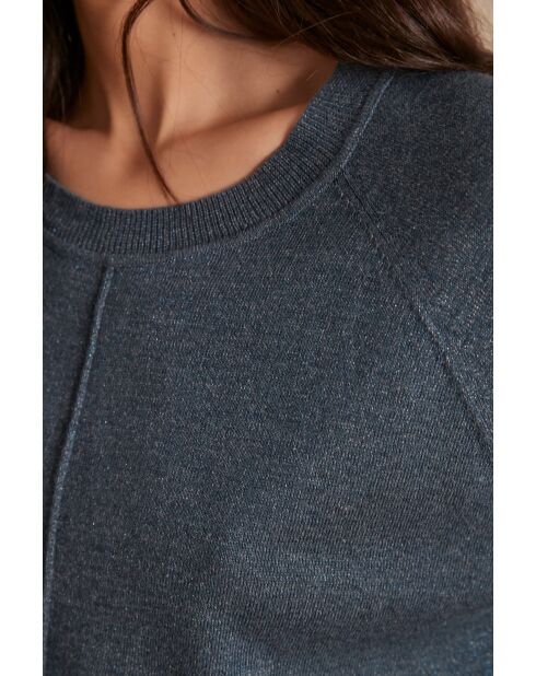 Maglione Ary Lurex petrolio