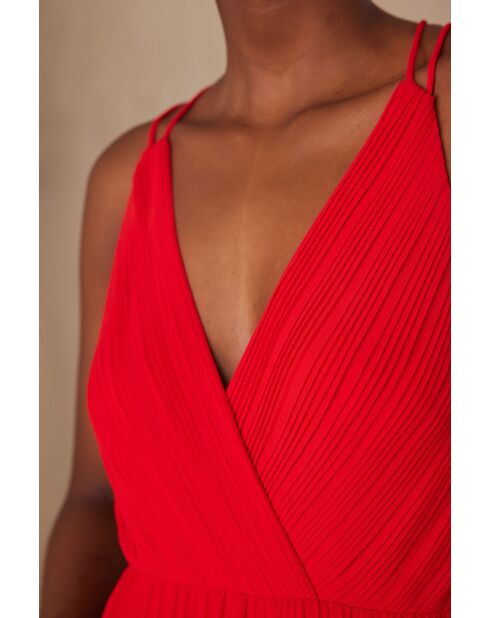 Lamore R rotes Kleid