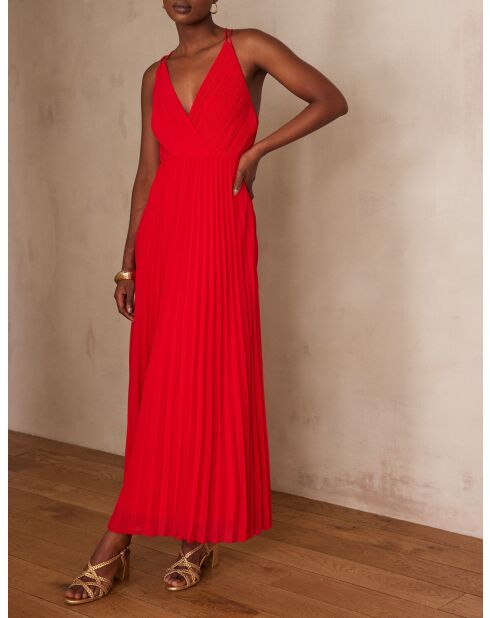 Lamore R rotes Kleid