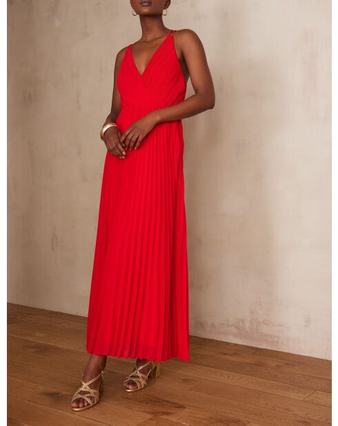 Lamore R rotes Kleid