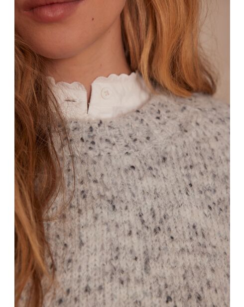 Heerlijke lichte gevlekte trui