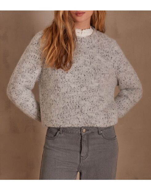 Heerlijke lichte gevlekte trui