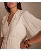 Muse R cremefarbenes Kleid