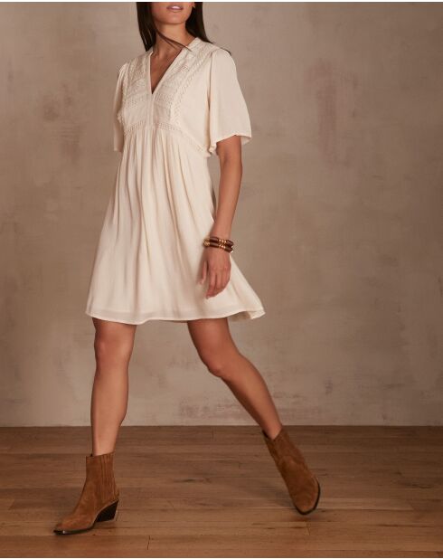 Muse R cremefarbenes Kleid