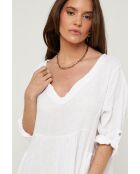Robe Léana 100% Lin blanc