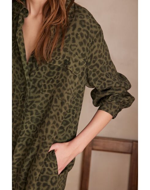 Marline R Imp khakifarbenes Kleid