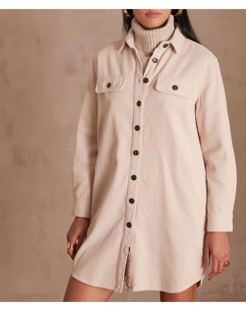 Cendra R Kleid aus natürlichem Samt