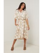 Robe Yara 100% Lin beige