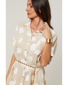 Robe Yara 100% Lin beige