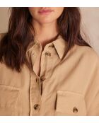 Laya R beigefarbenes Kleid