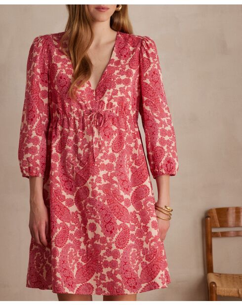 Liame R imp lichte fuchsia jurk