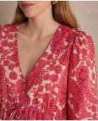 Liame R imp lichte fuchsia jurk