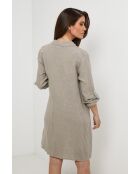 Robe Nolwenn 100% Lin taupe