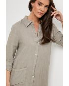 Robe Nolwenn 100% Lin taupe