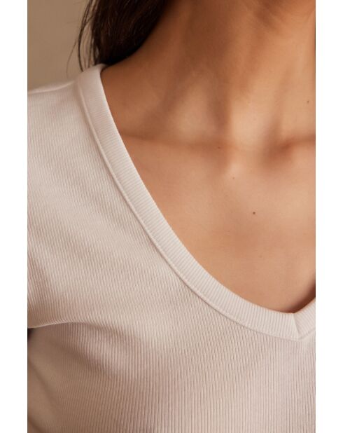 Adam weißes T-Shirt