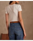 Adam weißes T-Shirt