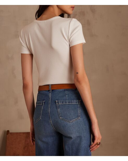 Adam weißes T-Shirt