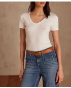 Adam weißes T-Shirt