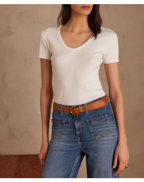 Adam weißes T-Shirt