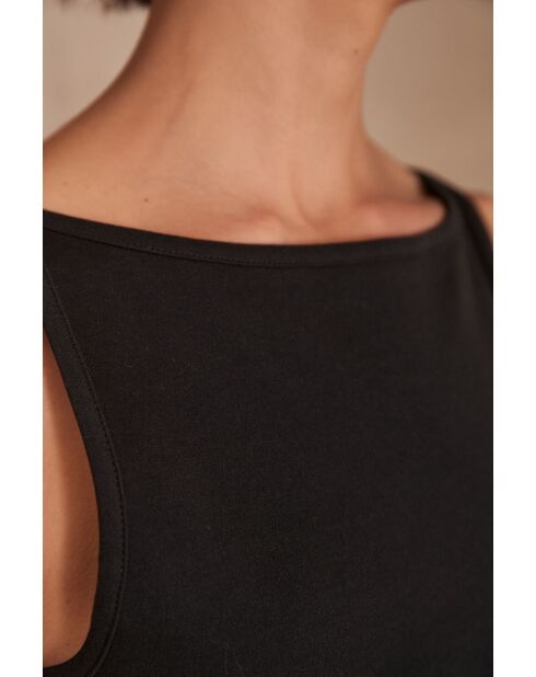 T-shirt nera Achille